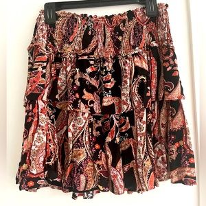 Anthropologie ruffle skirt